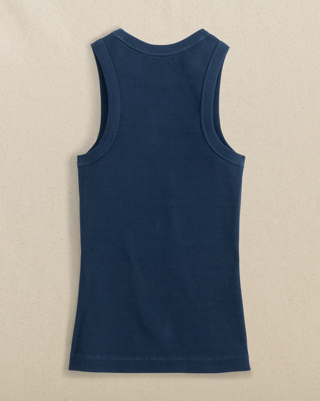 Ryan Solid Rib Tank - Dress Blue